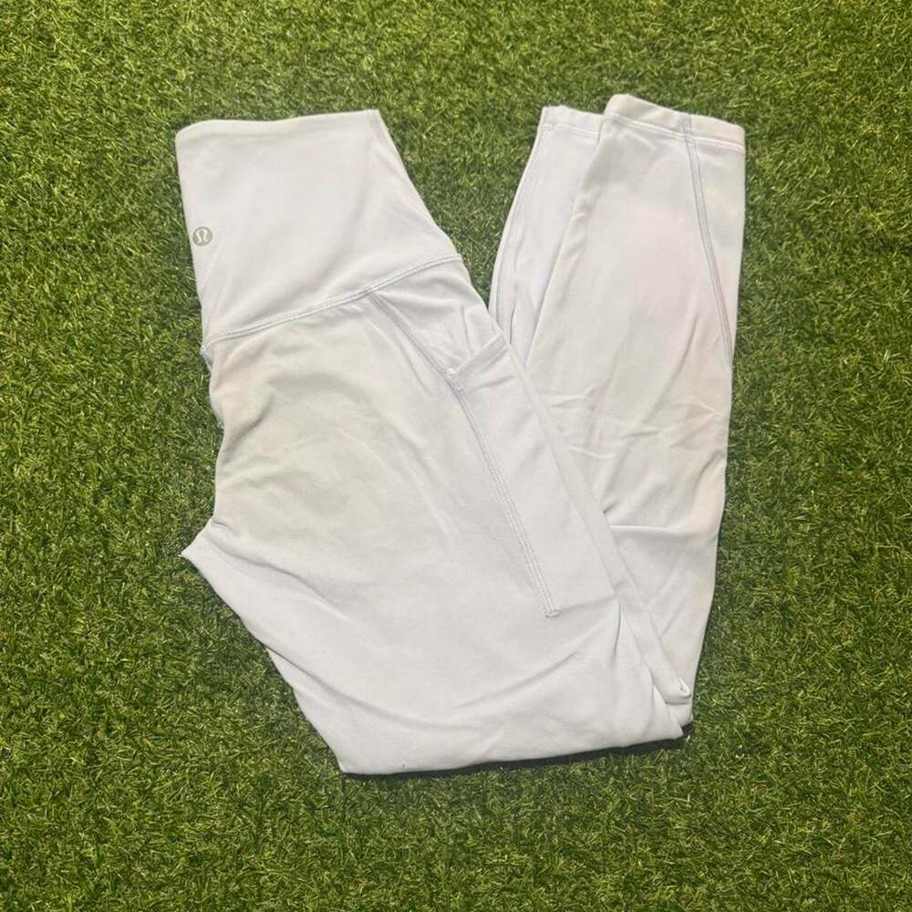 Lululemon white high waisted leggings activewear